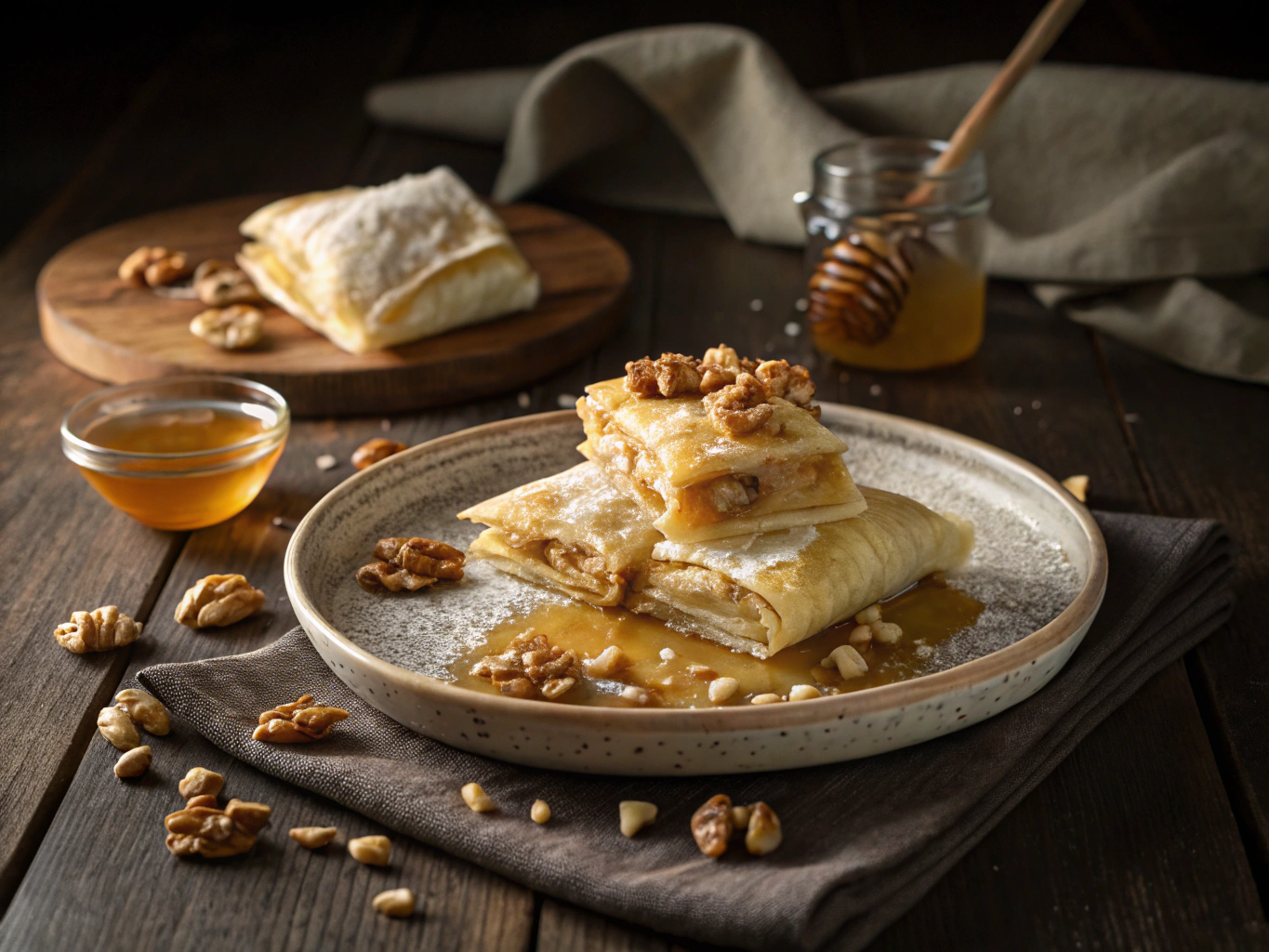 Casadielles Deconstruidas en Masa Filo - Un Dulce Medieval Reinventado