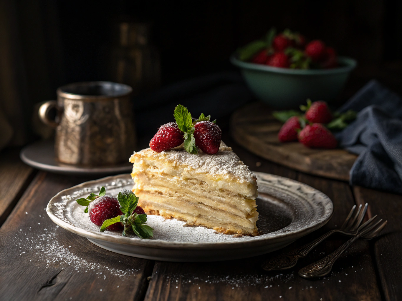 Torta Napoleón de Estonia (Napoleonikook)